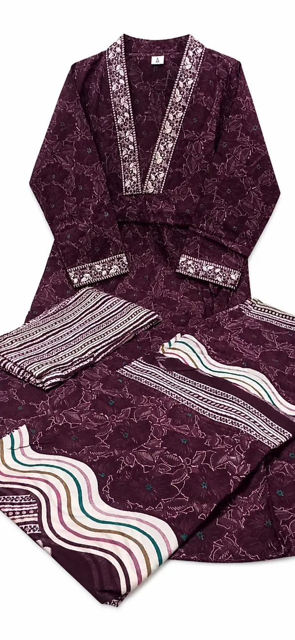 Purple_Embroidered_Kurta_Set_For_Women