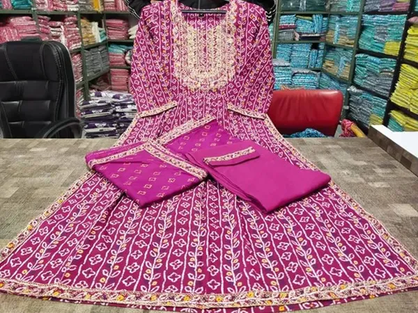 Purple_Embroidered_Anarkali_Suit_Set_For_Women