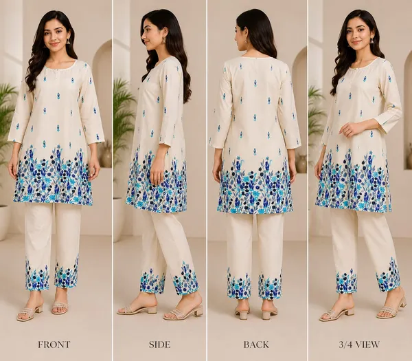 Off_White_Blue_Floral_Print_Co_Ord_Set_For_Women