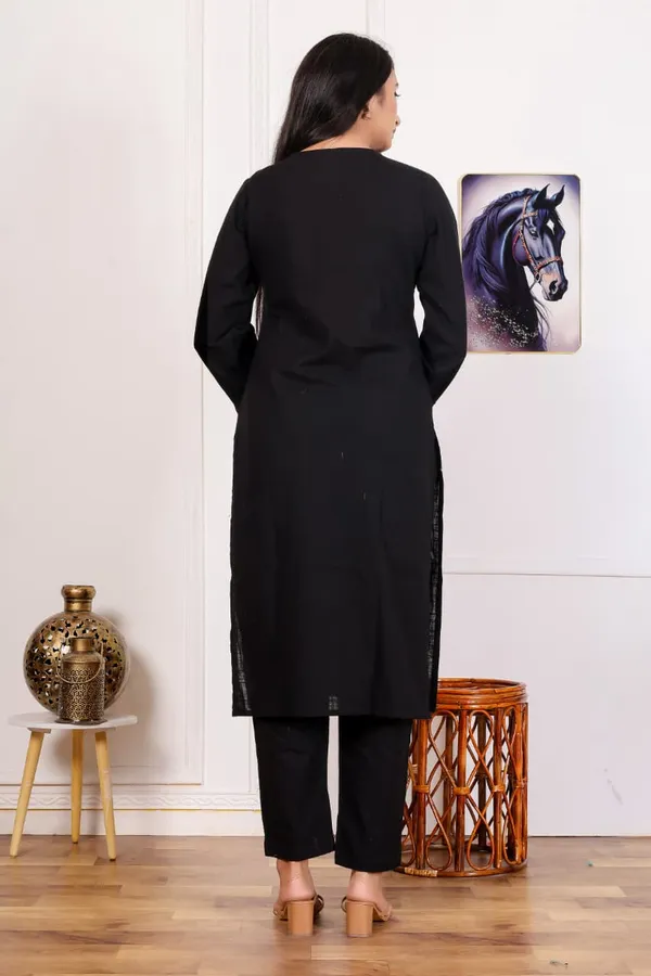Black_Straight_Kurta_Set_For_Women