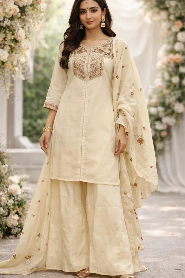 Cream_Cotton_Embroidered_Ethnic_Suit_Set_For_Women