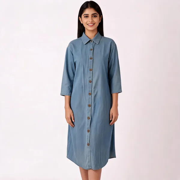 Blue_Denim_Relaxed_Button-Down_Long_Shirt_Dress_For_Women