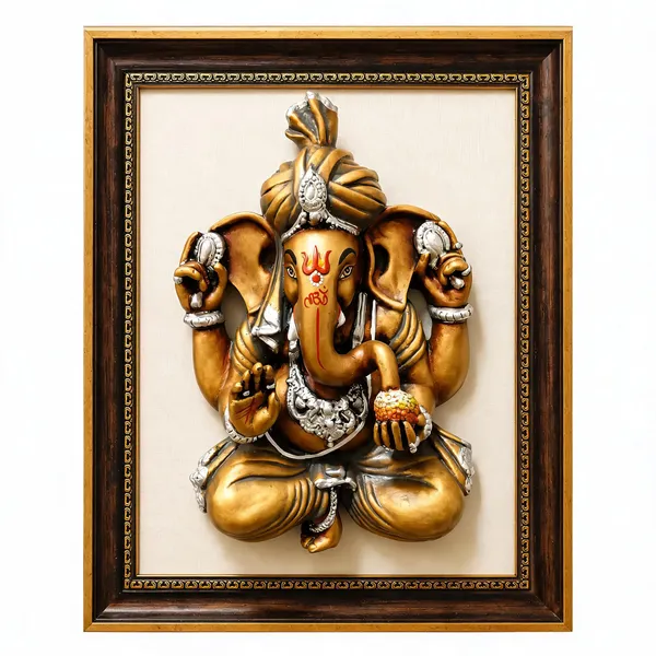 Framed_3D_Lord_Ganesha_Wall_Art