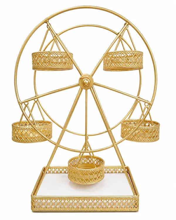 Luxury_Gold_Ferris_Wheel_Decorative_Candle_Holder