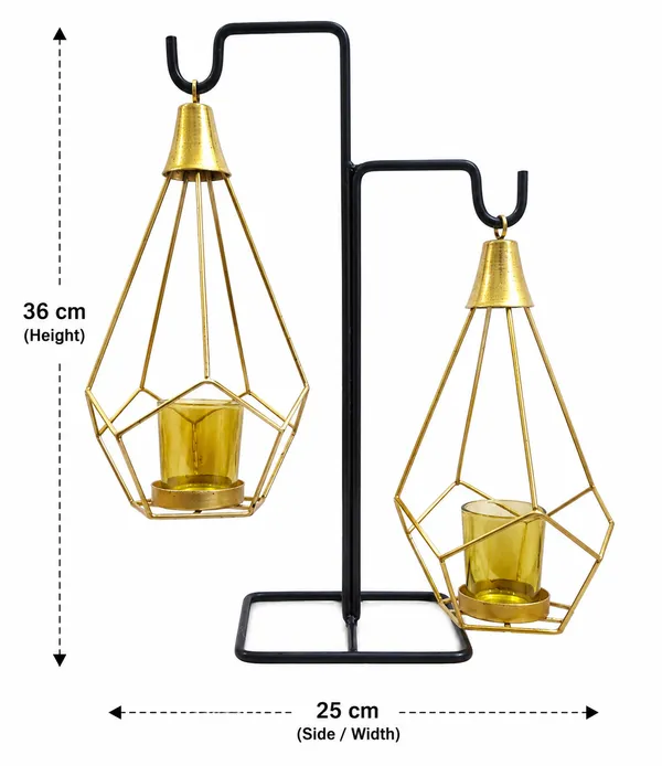 Elegant_Gold_Geometric_Hanging_Candle_Holder_with_Black_Stand