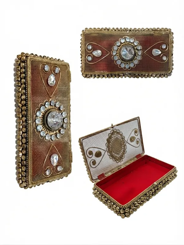 Elegant_Golden_Decorative_Dry_Fruit_&_Gift_Box_with_Crystal_Embellishment