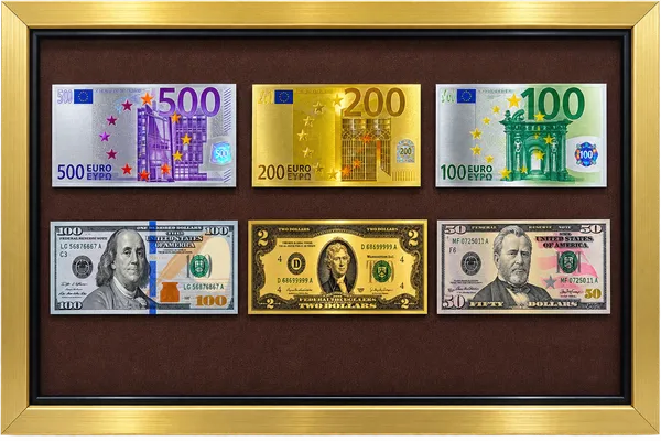 Framed_World_Currency_Collection_Wall_Art_–_Decorative_Currency_Notes_Display_for_Home_&_Office