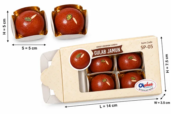 Gulab_Jamun_Sweet_Premium_Candles_(Pack_of_4)
