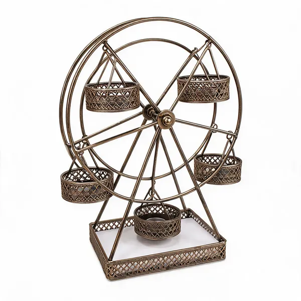 Luxury_Gold_Ferris_Wheel_Decorative_Candle_Holder