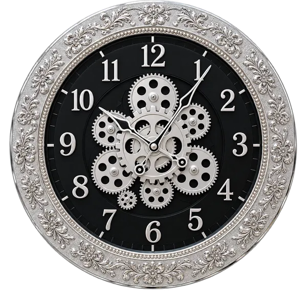 Luxury_Silver_Gear_Wall_Clock_–_Ornate_Decorative_Mechanical_Design_for_Home_&_Office