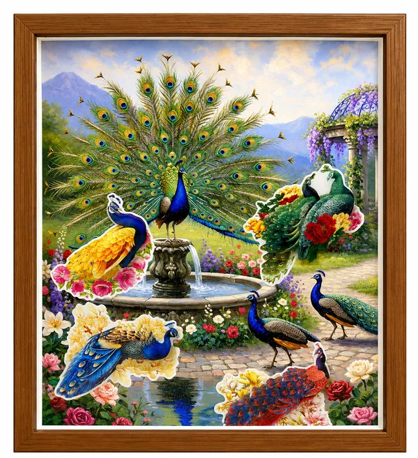 Royal_Peacock_Garden_Framed_Wall_Art