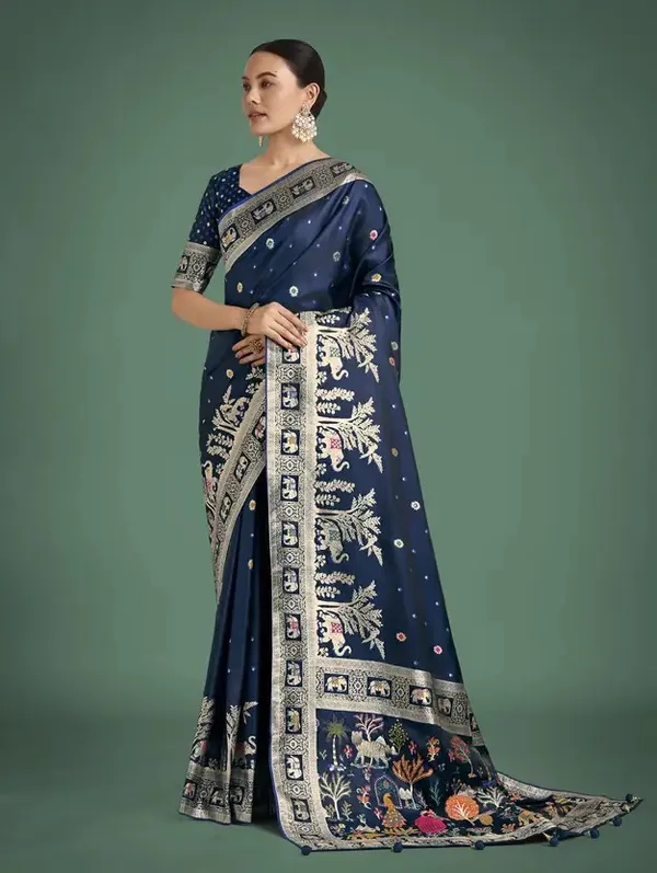 Elegant_Violet_Saree_with_Designer_Border