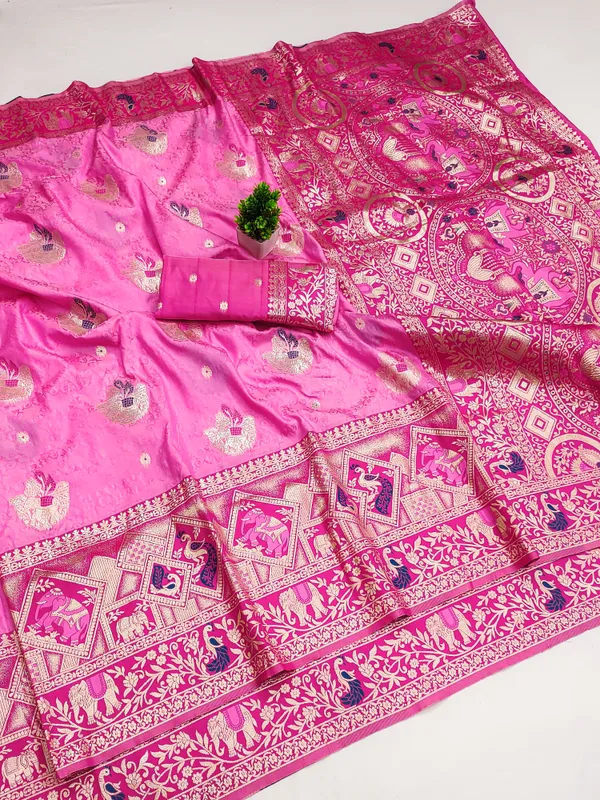 Pink_Woven_Saree_for_Women