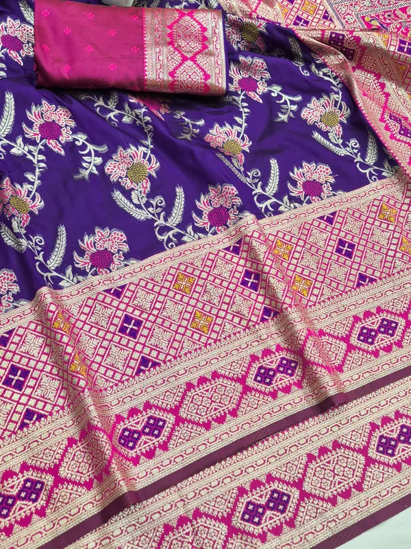 Purple_Printed_Saree_for_Women