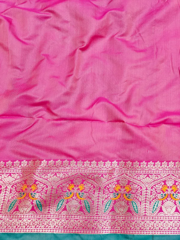 Rama_And_Rani_Banarasi_Silk_Saree_And_Unstitched_Blouse_For_Women