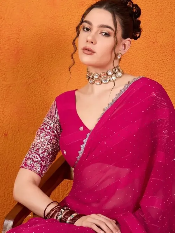 Women_Pink_Embellished_Georgette_Saree_with_Blouse
