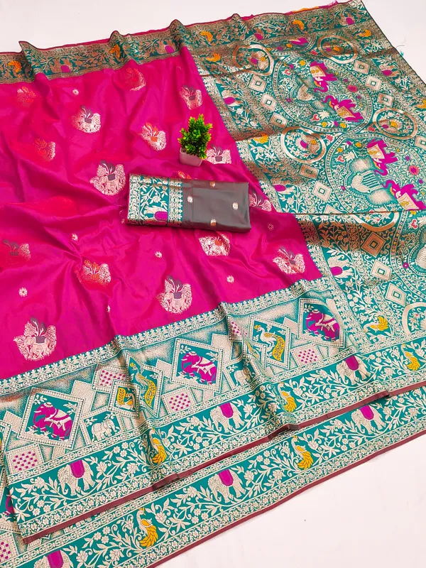 Pink_Woven_Traditional_Saree_for_Women