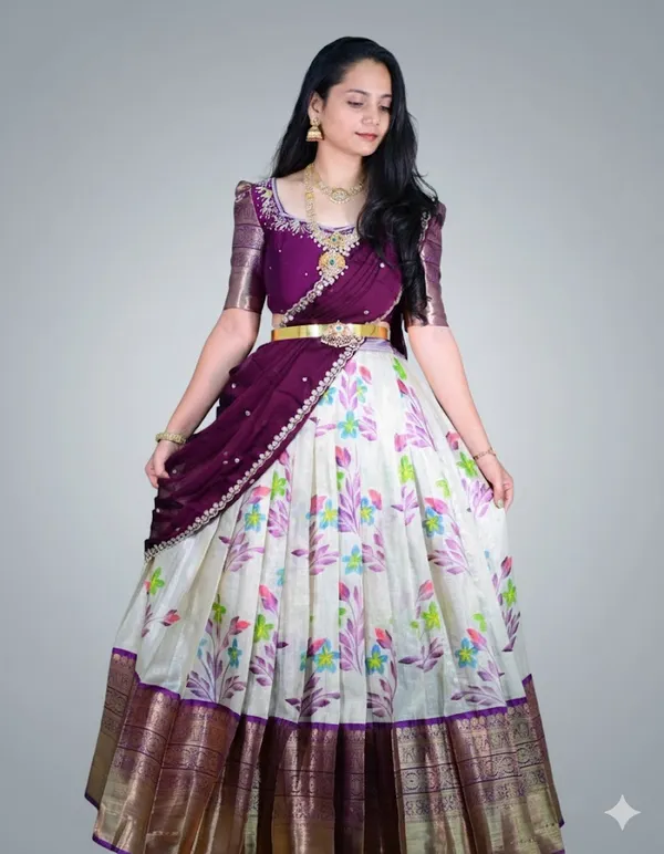 Purple_Floral_Lehenga_Choli_Set_for_Women