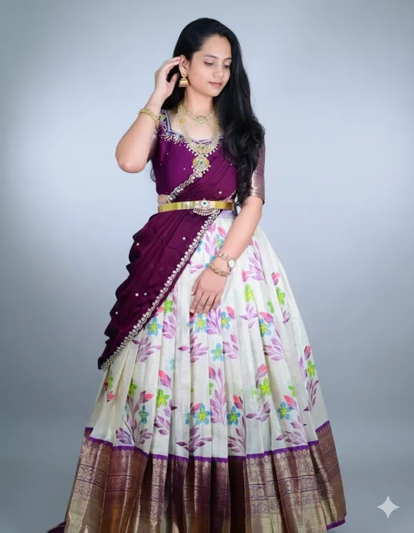 Purple_Floral_Lehenga_Choli_Set_for_Women