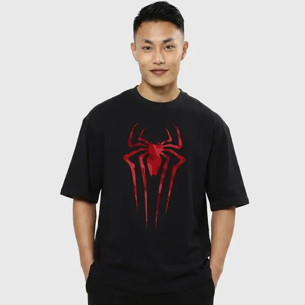Black_Cotton_Oversized_Spider_Graphic_T-Shirt_For_Unisex