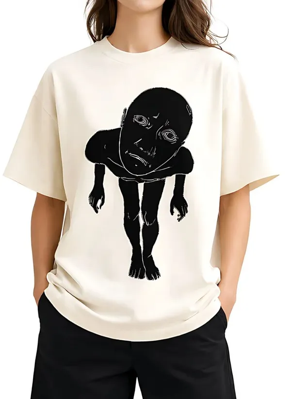 White_Cotton_Oversized_Artistic_Graphic_T-Shirt_For_Unisex