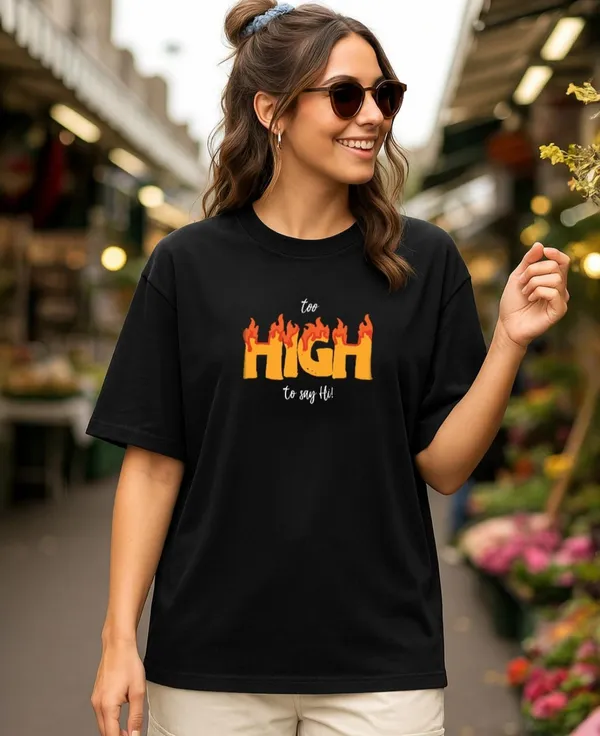 Black_Cotton_Oversized_Flame_Graphic_Round_Neck_T-Shirt_For_Unisex