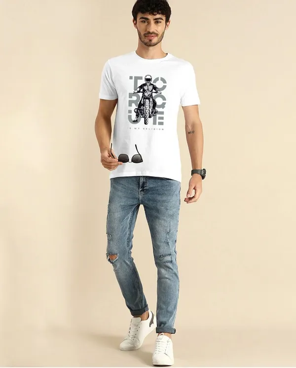White_Cotton_Regular_Fit_Ride_Safe_Motorcycle_Graphic_T-Shirt_For_Unisex