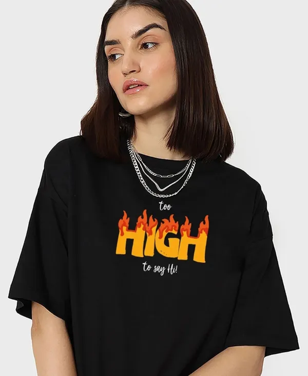 Black_Cotton_Oversized_Flame_Graphic_Streetwear_T-Shirt_For_Unisex