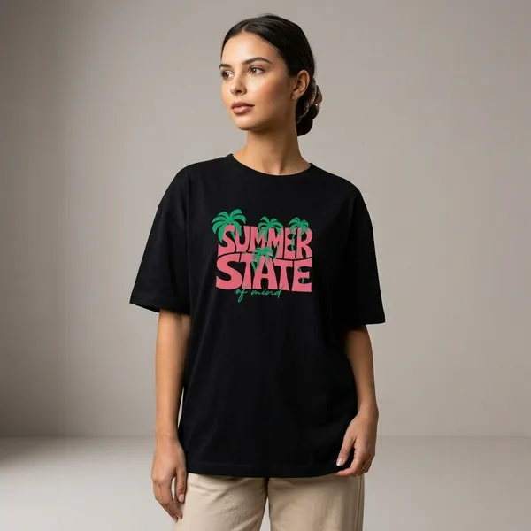 Black_Cotton_Oversized_Tropical_Graphic_T-Shirt_For_Unisex