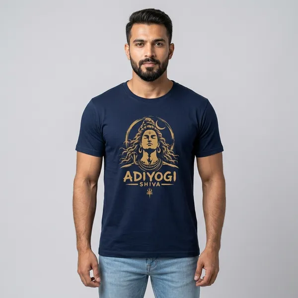 Black_Cotton_Regular_Fit_Golden_Adiyogi_Shiva_Graphic_T-Shirt_For_Unisex