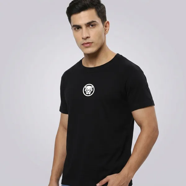 Black_Cotton_Regular_Fit_Panther_Graphic_Round_Neck_T-Shirt_For_Unisex
