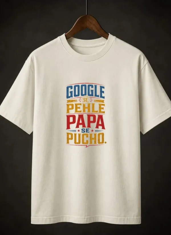 White_Cotton_Regular_Fit_Spanish_Text_Graphic_T-Shirt_For_Unisex