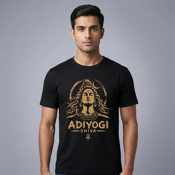 Black_Cotton_Regular_Fit_Adiyogi_Shiva_Graphic_T-Shirt_For_Unisex