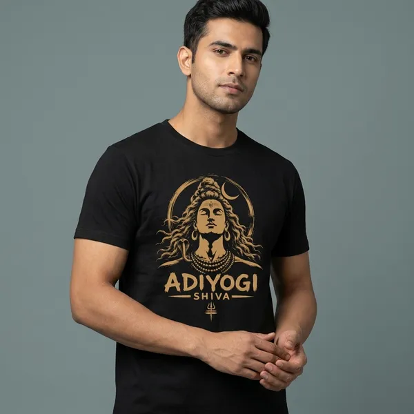 Black_Cotton_Regular_Fit_Adiyogi_Shiva_Graphic_T-Shirt_For_Unisex