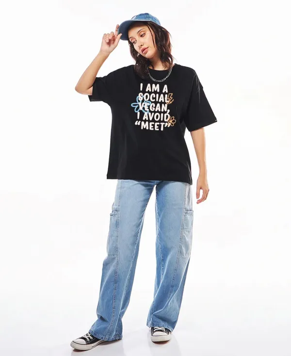 Black_Cotton_Oversized_Social_Vegan_Graphic_T-Shirt_For_Unisex