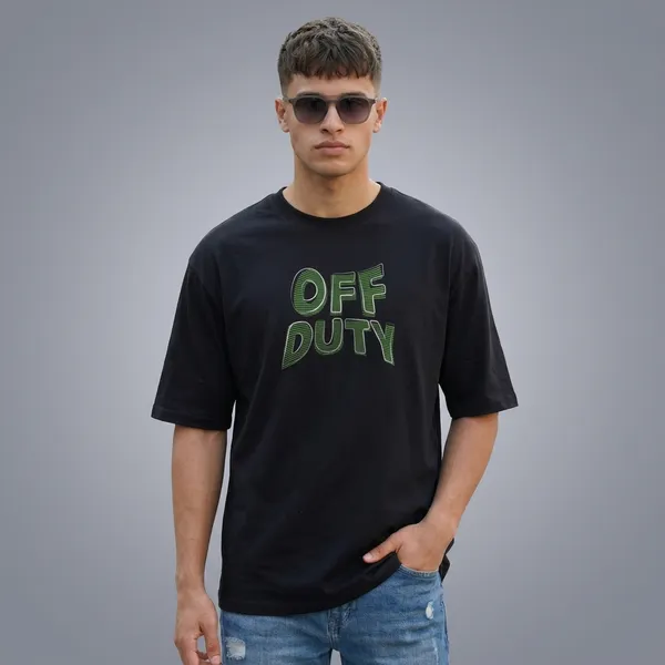 Black_Cotton_Oversized_Off_Duty_Graphic_T-Shirt_For_Unisex
