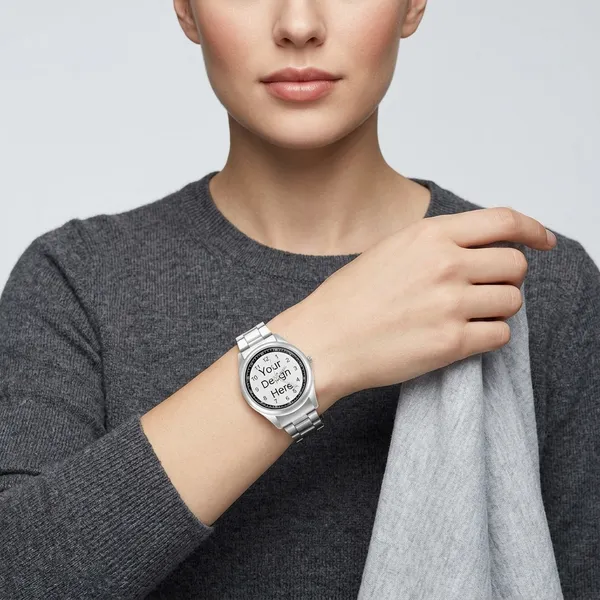 White_Steel_Watch_Unisex