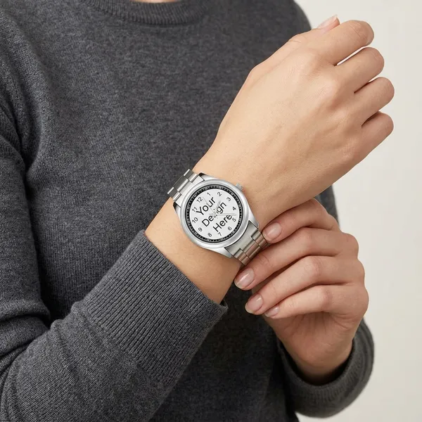 White_Steel_Watch_Unisex
