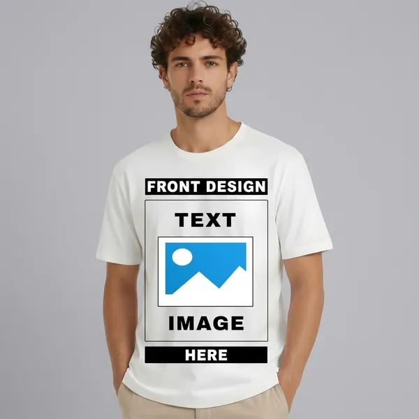 White_Cotton_Round_Neck_Regular_Fit_T-Shirt_For_Unisex