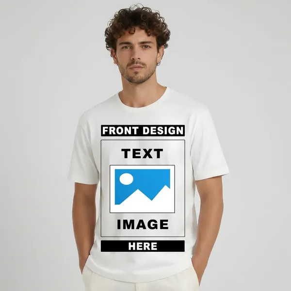 White_Cotton_Round_Neck_Regular_Fit_T-Shirt_For_Unisex