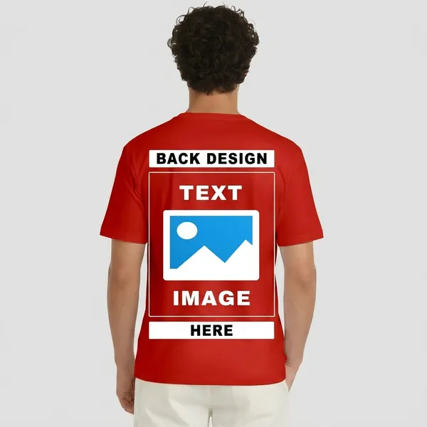 Red_Cotton_Regular_Fit_Round_Neck_T-Shirt_For_Unisex