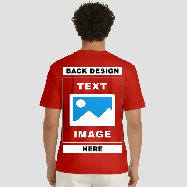 Red_Cotton_Regular_Fit_Round_Neck_T-Shirt_For_Unisex