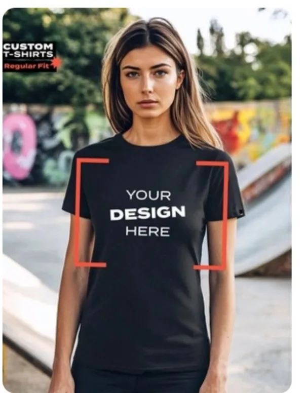 Black_Cotton_Regular_Fit_Customizable_T-Shirt_For_Unisex