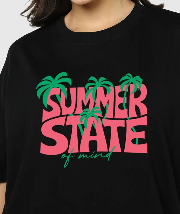 Black_Cotton_Relaxed_Fit_Tropical_Graphic_T-Shirt_For_Unisex