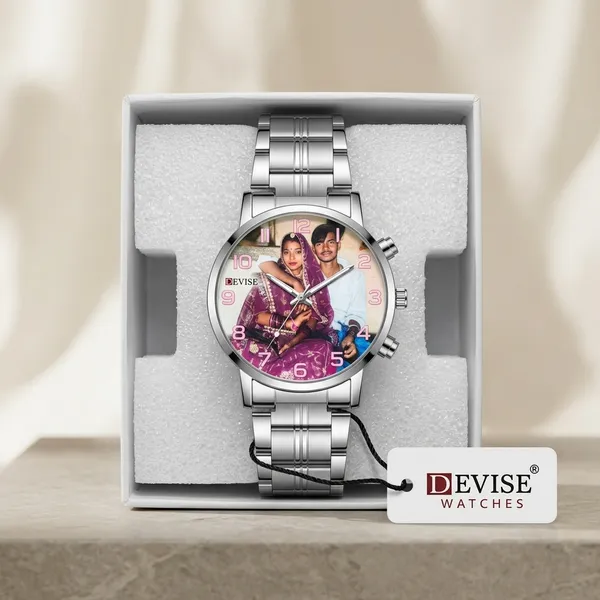 Silver_Stainless_Steel_Customizable_Analog_Watch_For_Unisex
