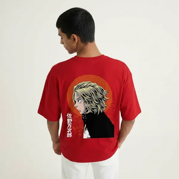 Cherry_Red_Cotton_Oversized_Anime_Graphic_T-Shirt_For_Unisex