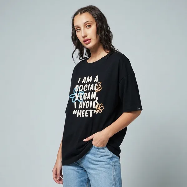 Black_Cotton_Oversized_Social_Vegan_Graphic_T-Shirt_For_Unisex