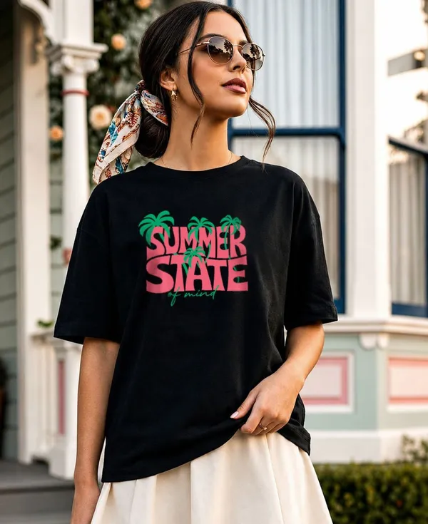 Black_Cotton_Oversized_Tropical_Graphic_T-Shirt_For_Unisex
