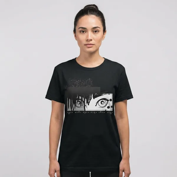 Black_Cotton_Regular_Fit_Abstract_Brushstroke_Graphic_T-Shirt_For_Unisex