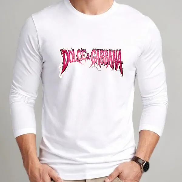 White_Cotton_Full_Sleeve_T_Shirt_For_Men